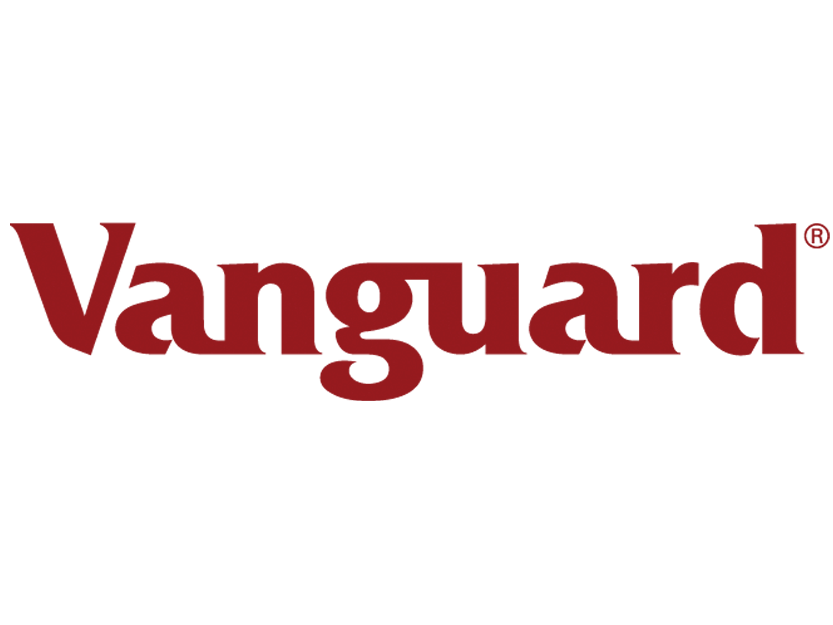 The image shows the Vanguard logo in red text.